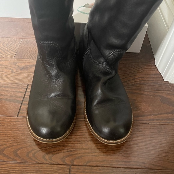 BP Tall Leather Black Boots - Picture 3 of 7